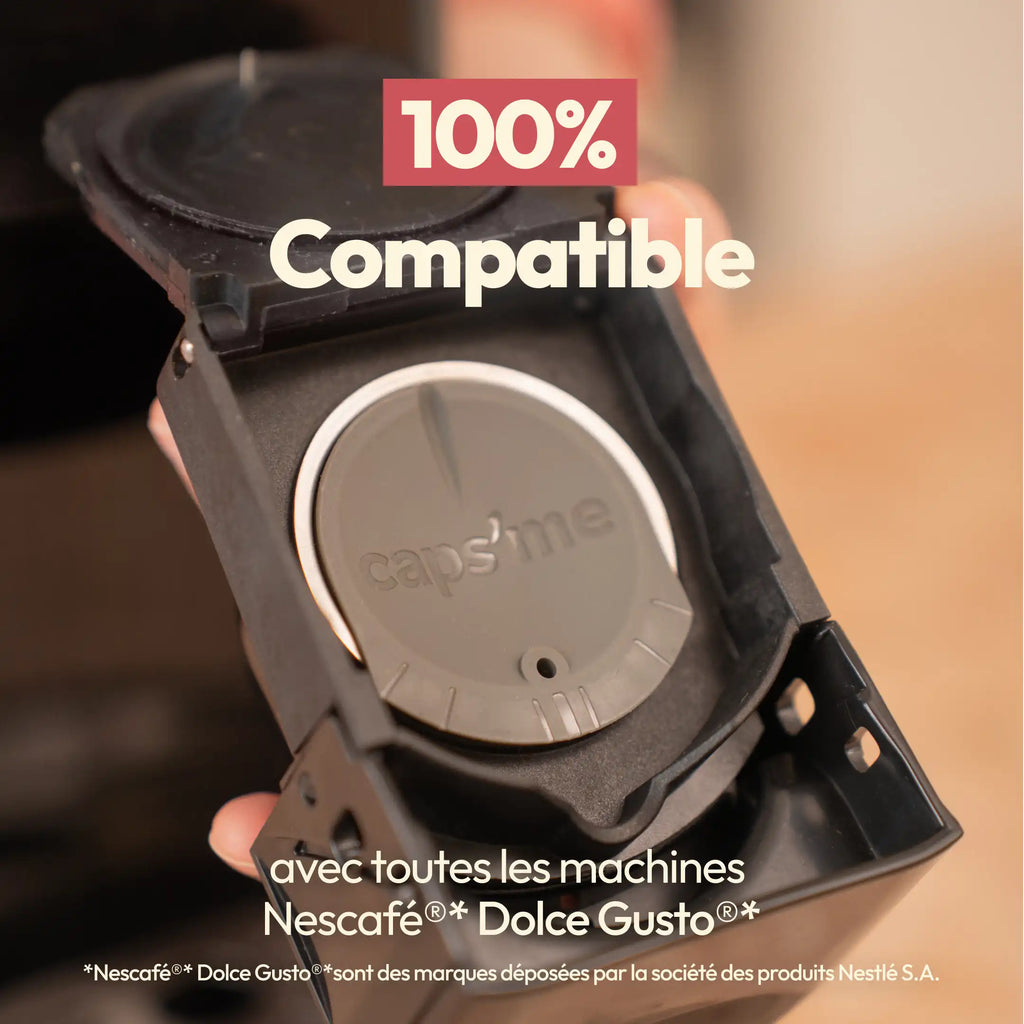 Capsule réutilisable & rechargeable Caps'me compatible Nescafé® Dolce Gusto®