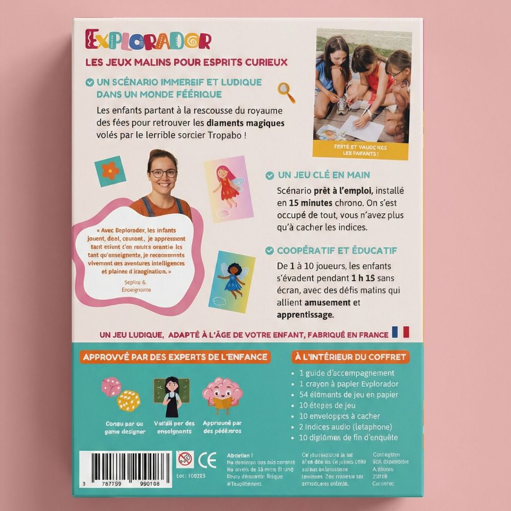 Chasse au trésor enfant 4-5 ans - Diamants Magiques - Coffret prêt à jouer | Explorador