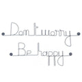 Message simple en fil de fer