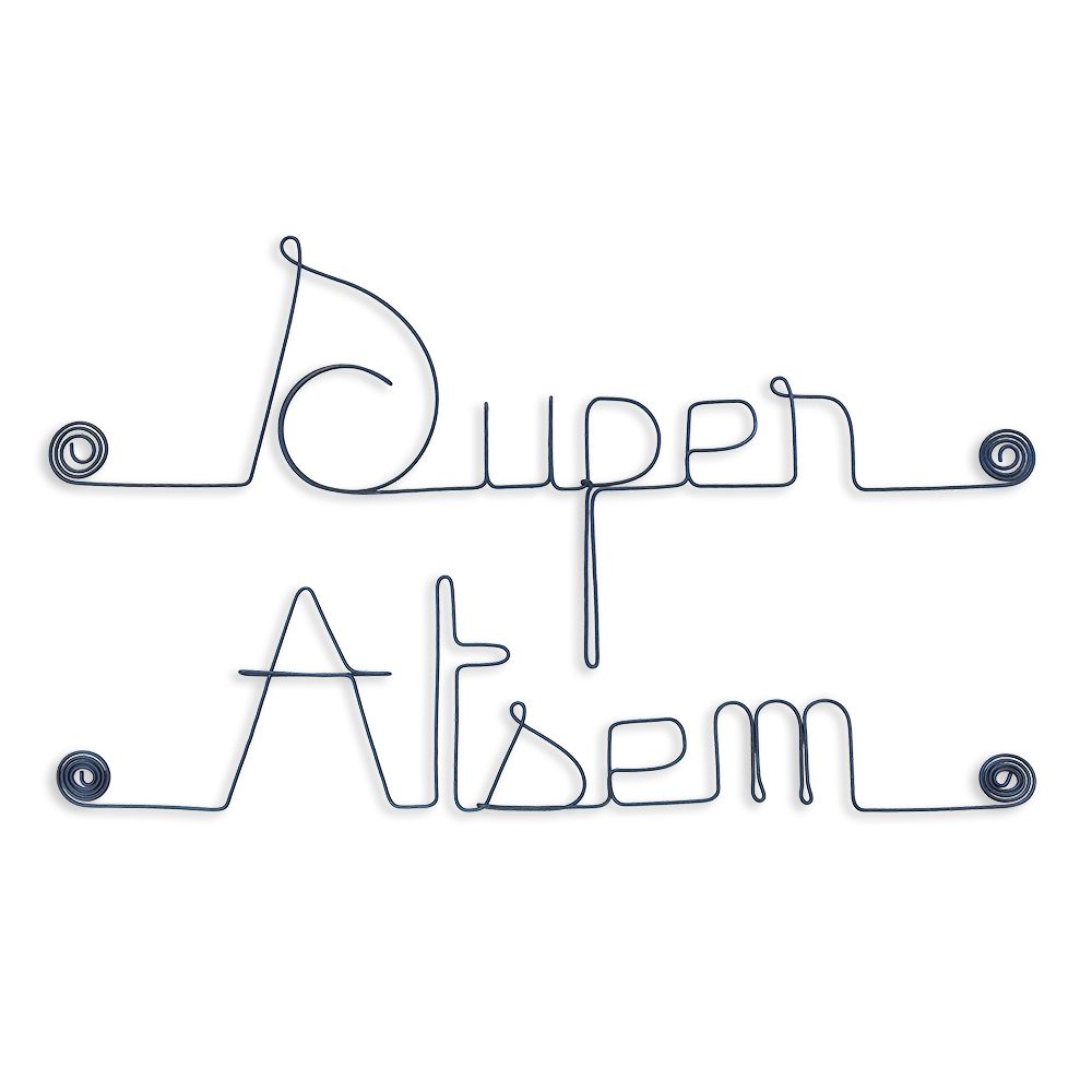 Simple wire message "Super ATSEM" - to pin up - Wall decor