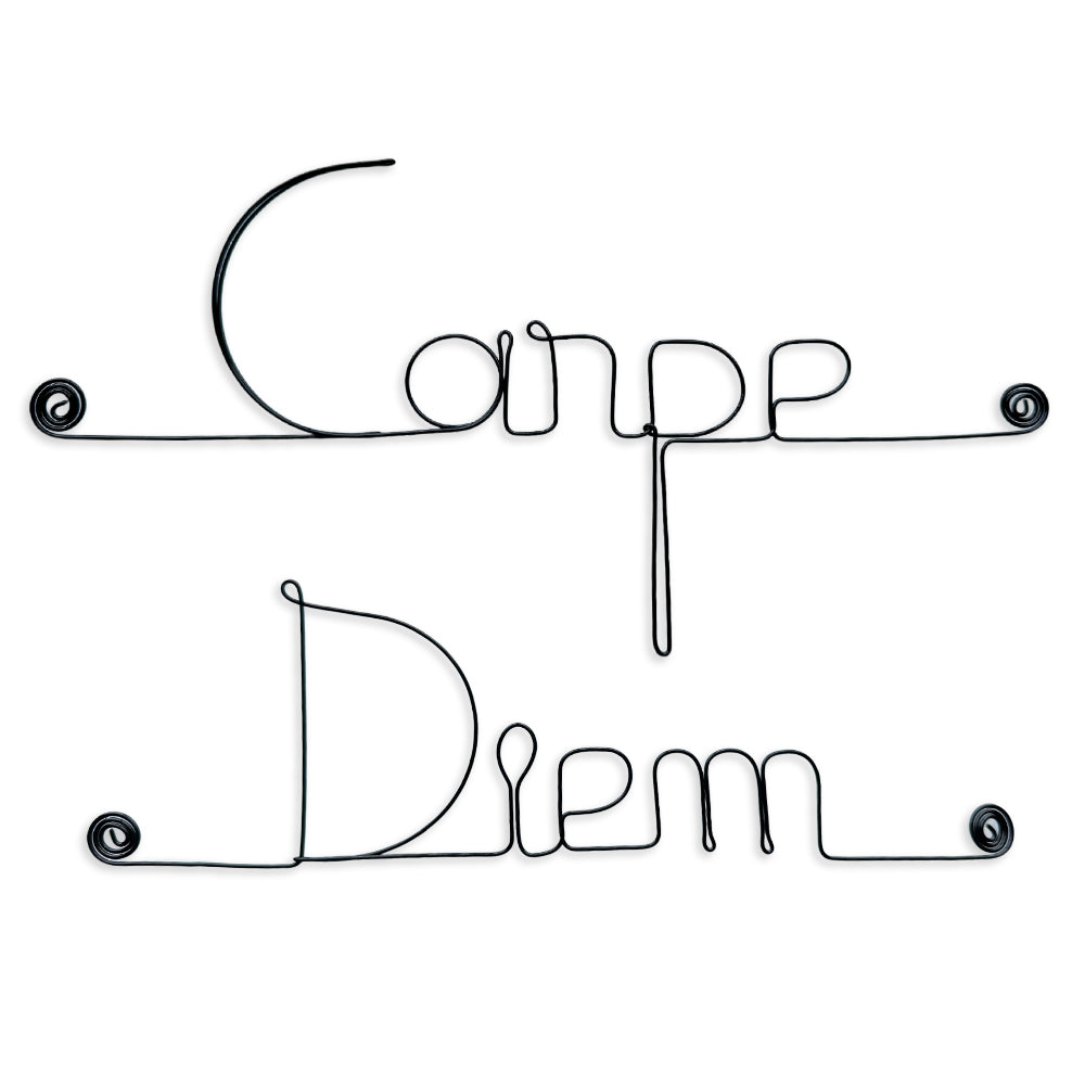 Message simple en fil de fer