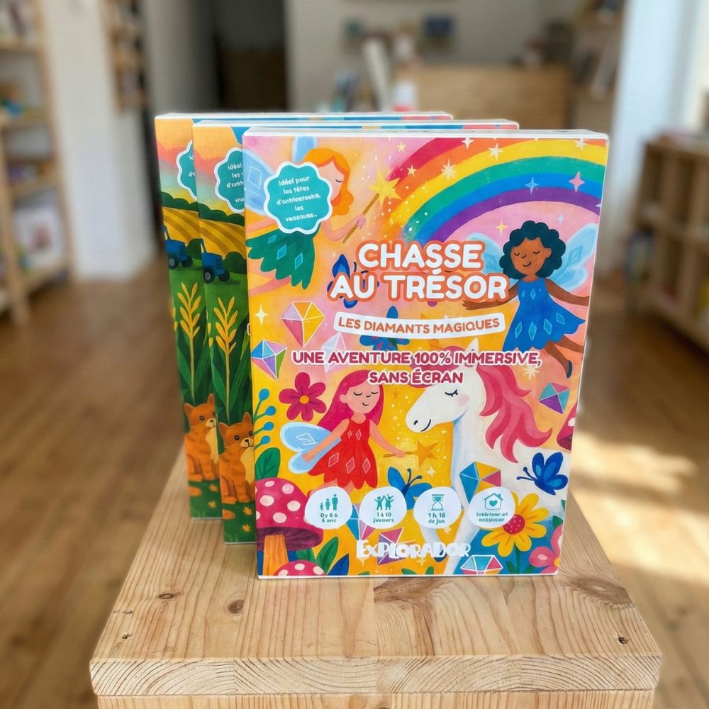 Chasse au trésor enfant 4-5 ans - Diamants Magiques - Coffret prêt à jouer | Explorador