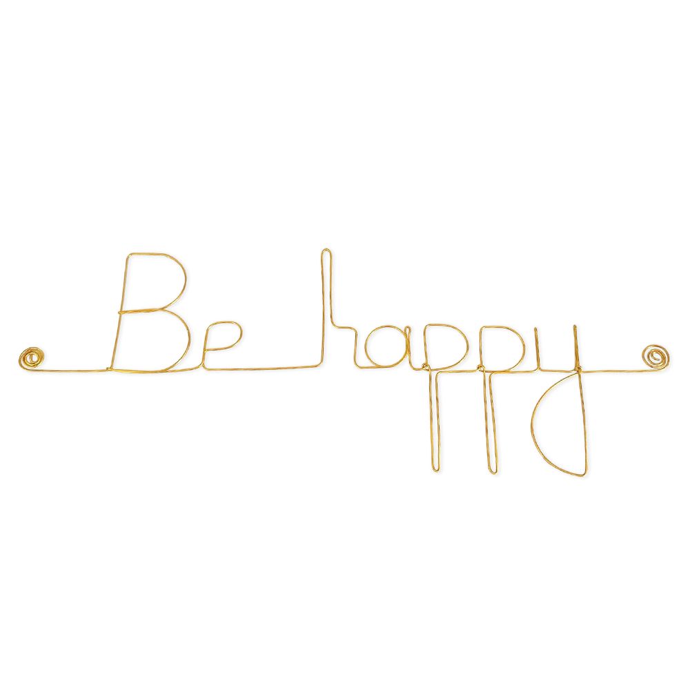 Message simple en fil de fer