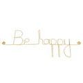 Message simple en fil de fer
