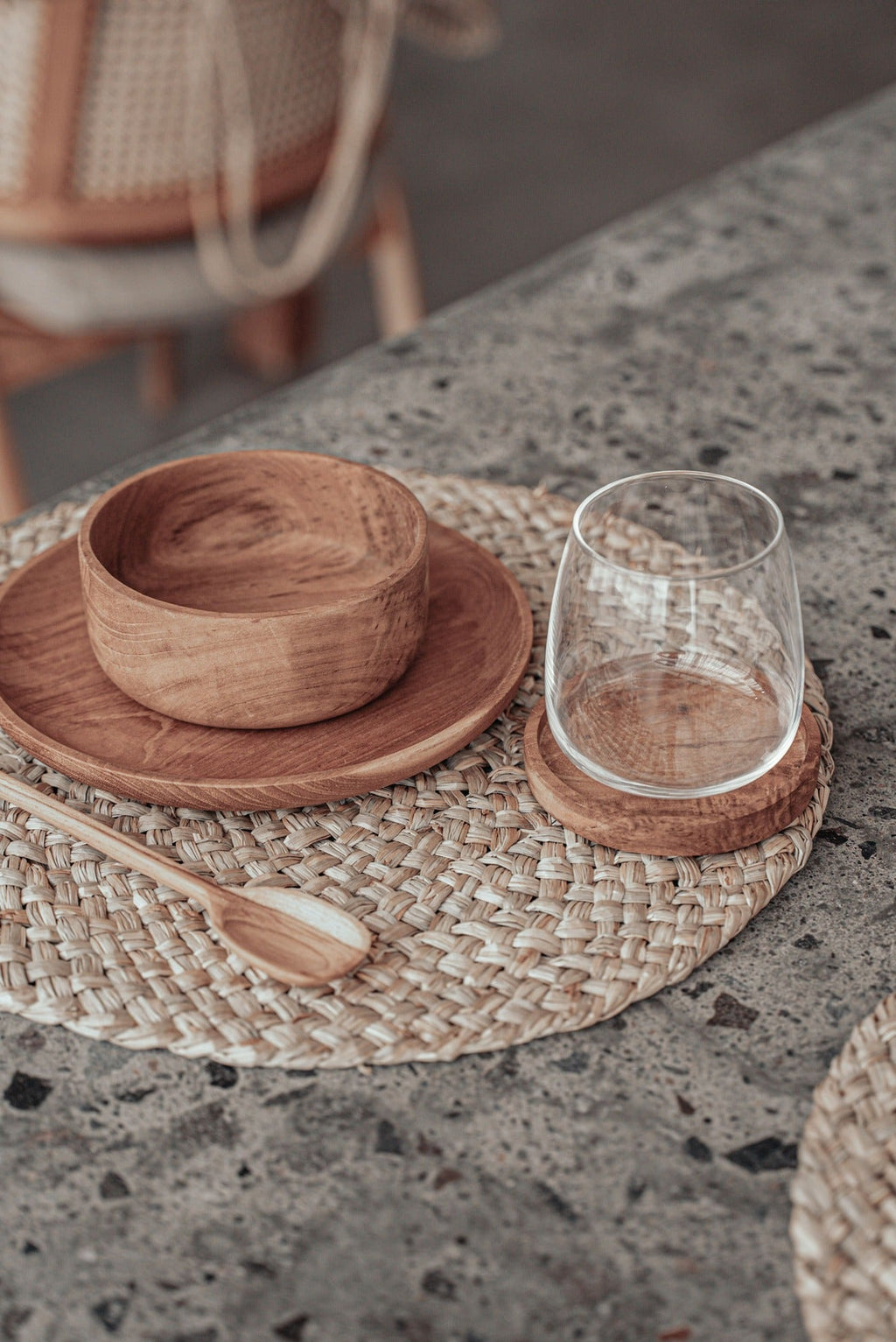 EXOTIC WOOD PLATE ~ MEJA
