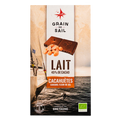 Tablette de chocolat au Lait, cacahuètes, caramel et fleur de sel - 100G - BIO