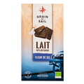 Tablette de chocolat au Lait et fleur de sel - 100G - BIO