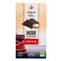 Tablette de chocolat Noir et fleur de sel - 100G - BIO