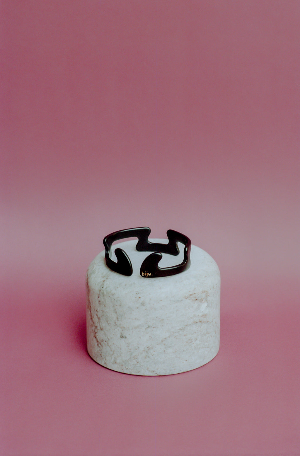 Matte black bracelet