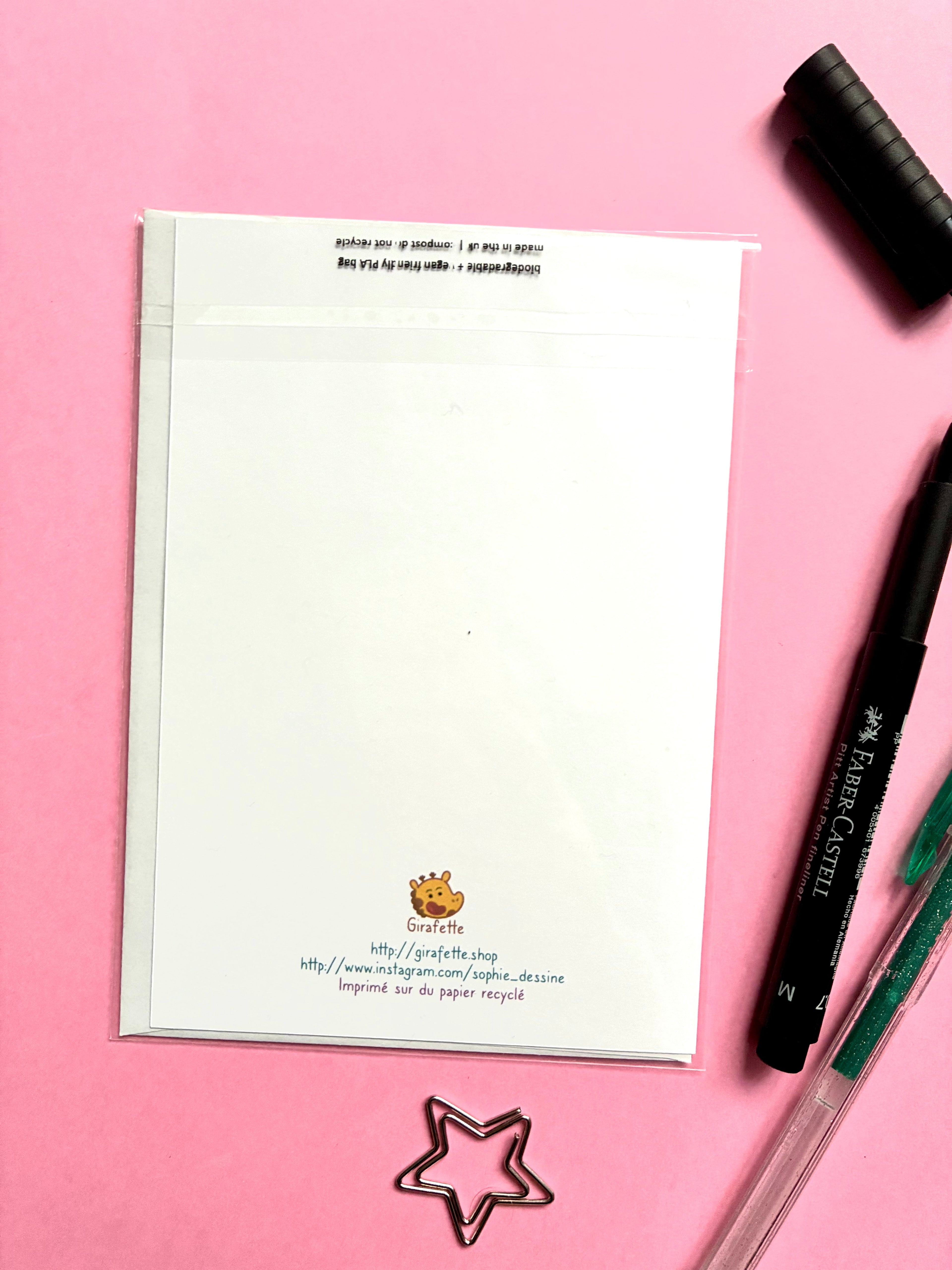 Carte «C’est une magnifique journée pour défoncer le patriarcat»