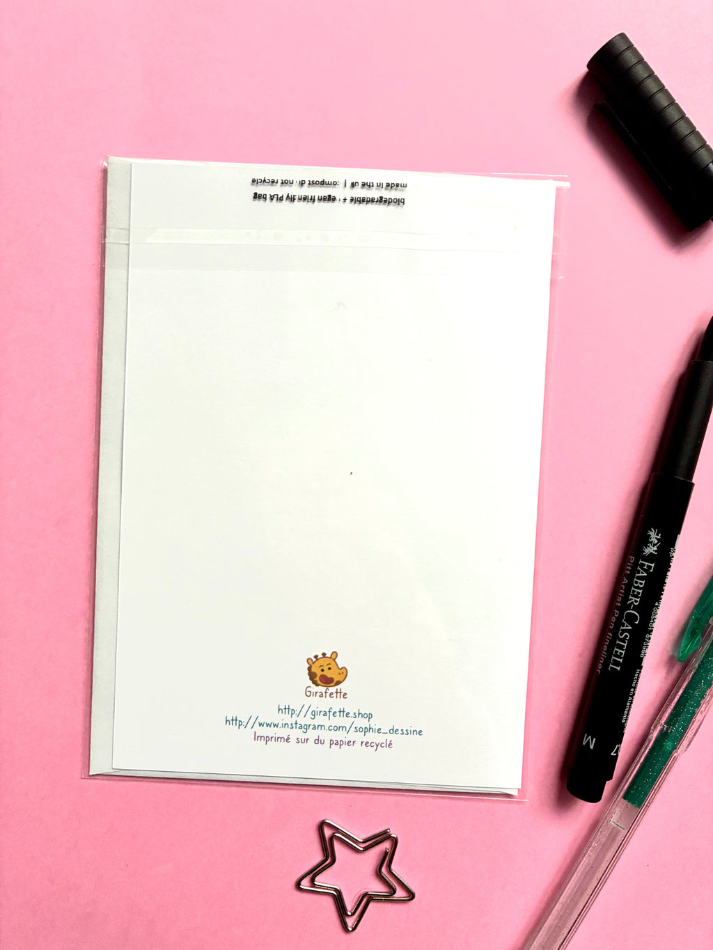 Carte «Félicitations, c’est une indigestion ! »