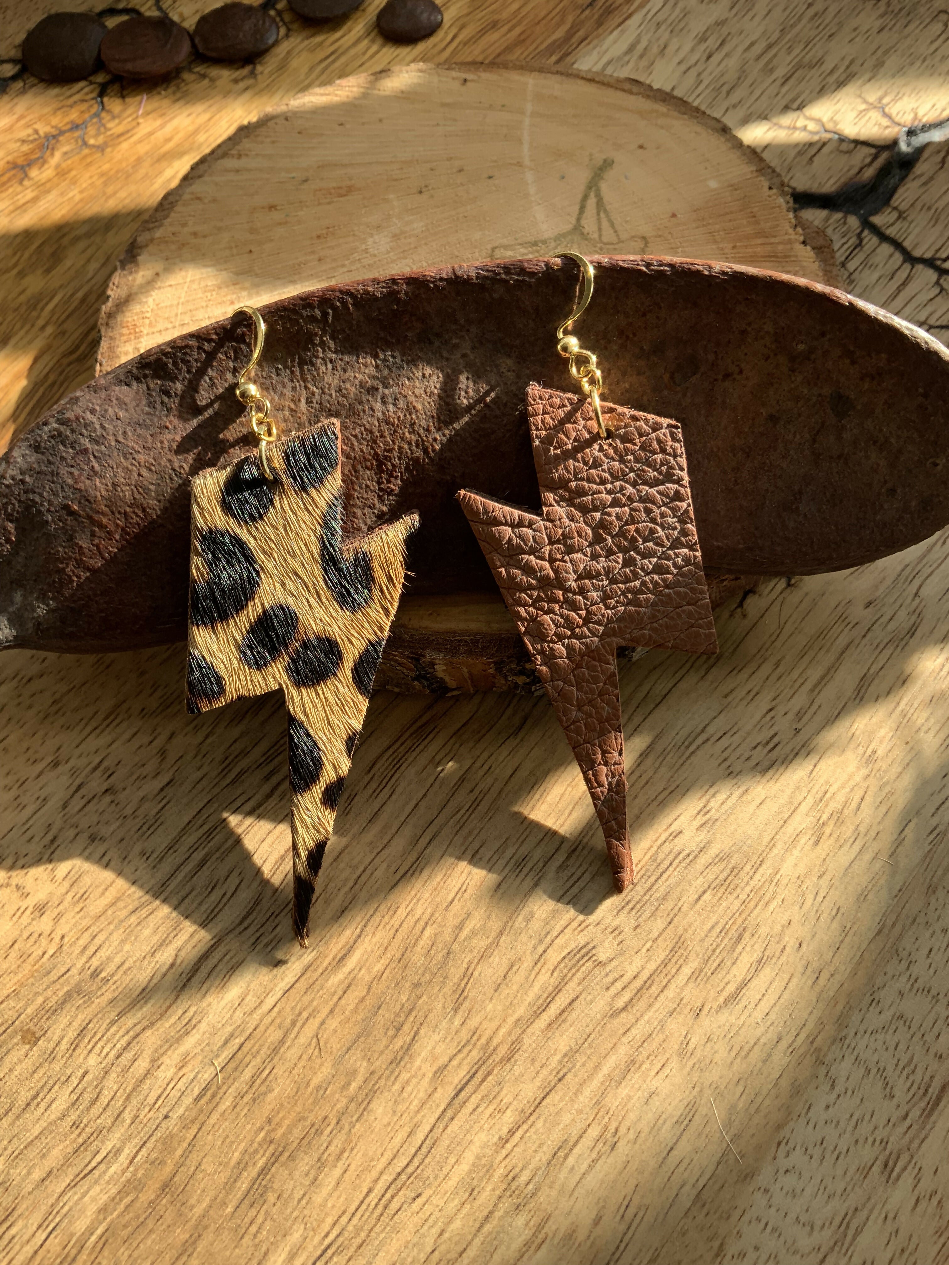 Leather Earring