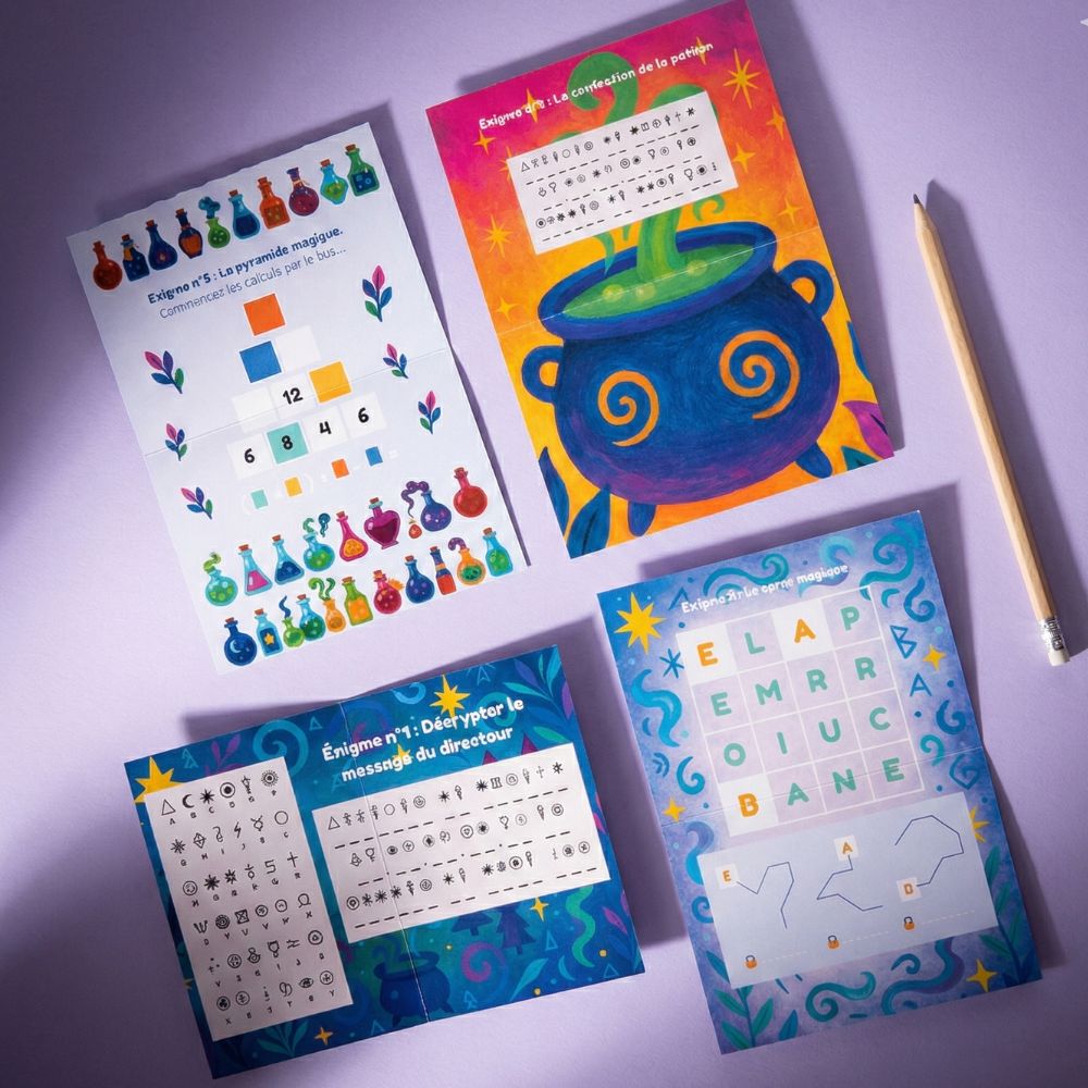Chasse au trésor enfant 12-14 ans - Académie des Sorciers - Coffret prêt à jouer