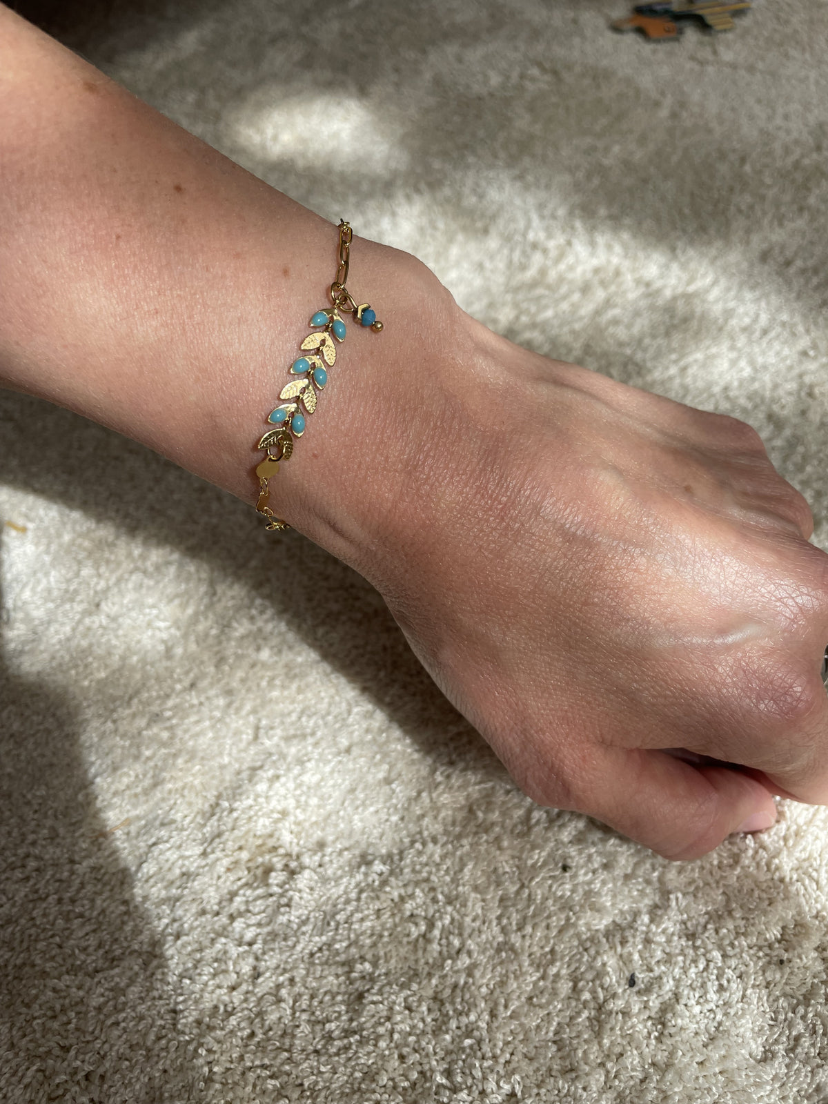 Bracelet épi Bleu