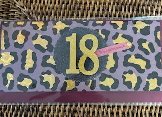 18th BIRTHDAY CARD ENVELOPE