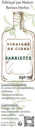 SAVORY CIDER VINEGAR