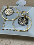 boucles d'oreilles SUNFLOWER