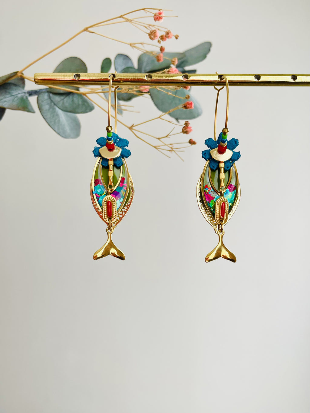 "Ara Huppé" Creole Hoop Earrings