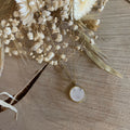 Collier pendentif nacre naturelle