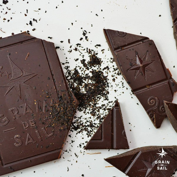 Tablette de chocolat Noir au Thé Earl Grey - 100G - BIO
