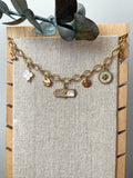 Collier gris gris Nacre chic
