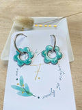 Boucles d'oreilles PAQUERETTE argent
