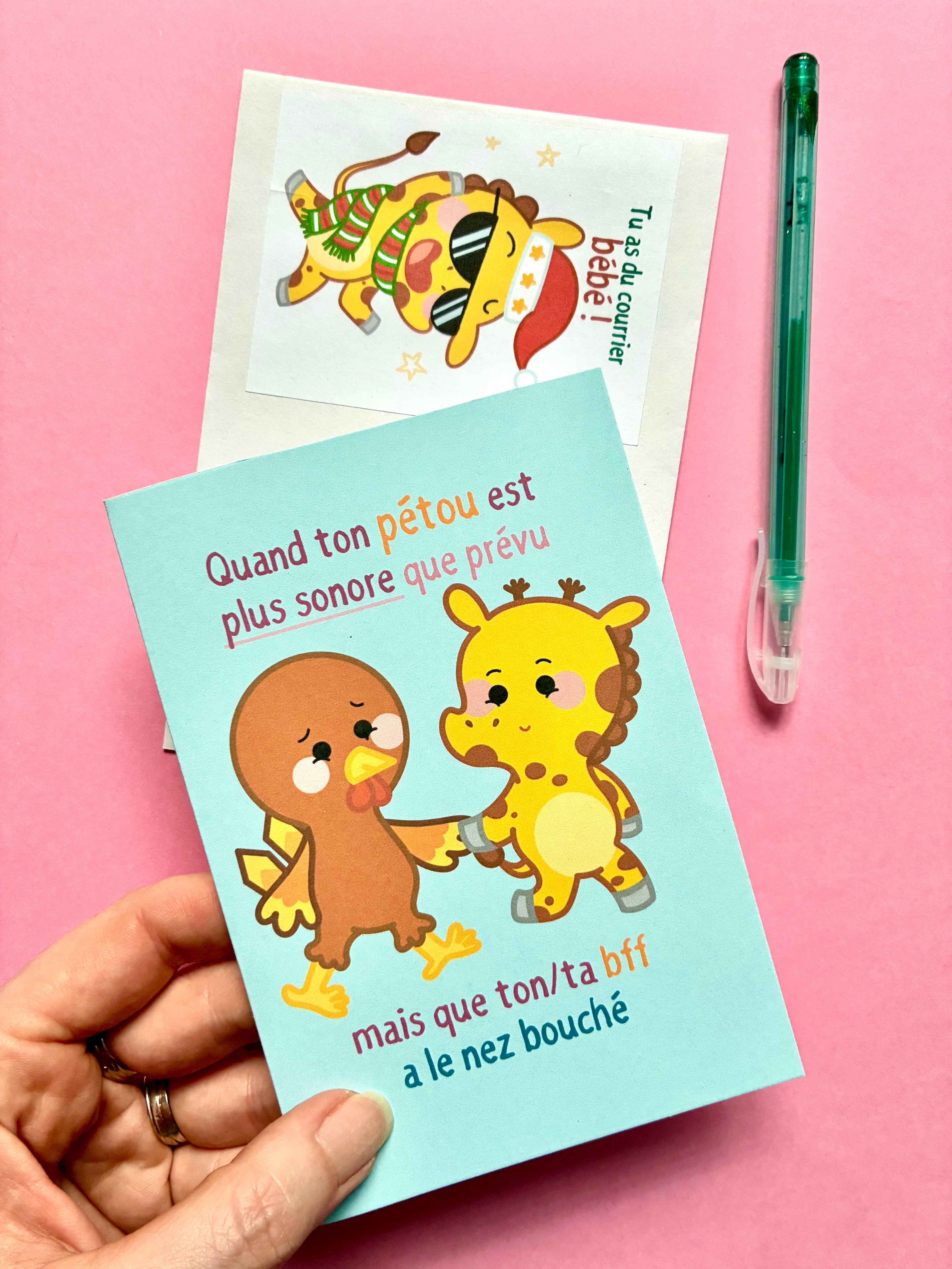 Card "When your fart is louder than expected"