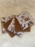 5 LINGETTES HALLOWEEN CHATEAU