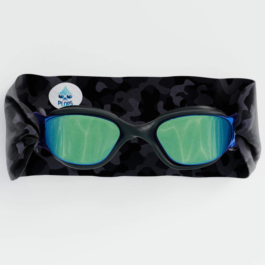 Black Camouflage - Adult Swimming Goggles
