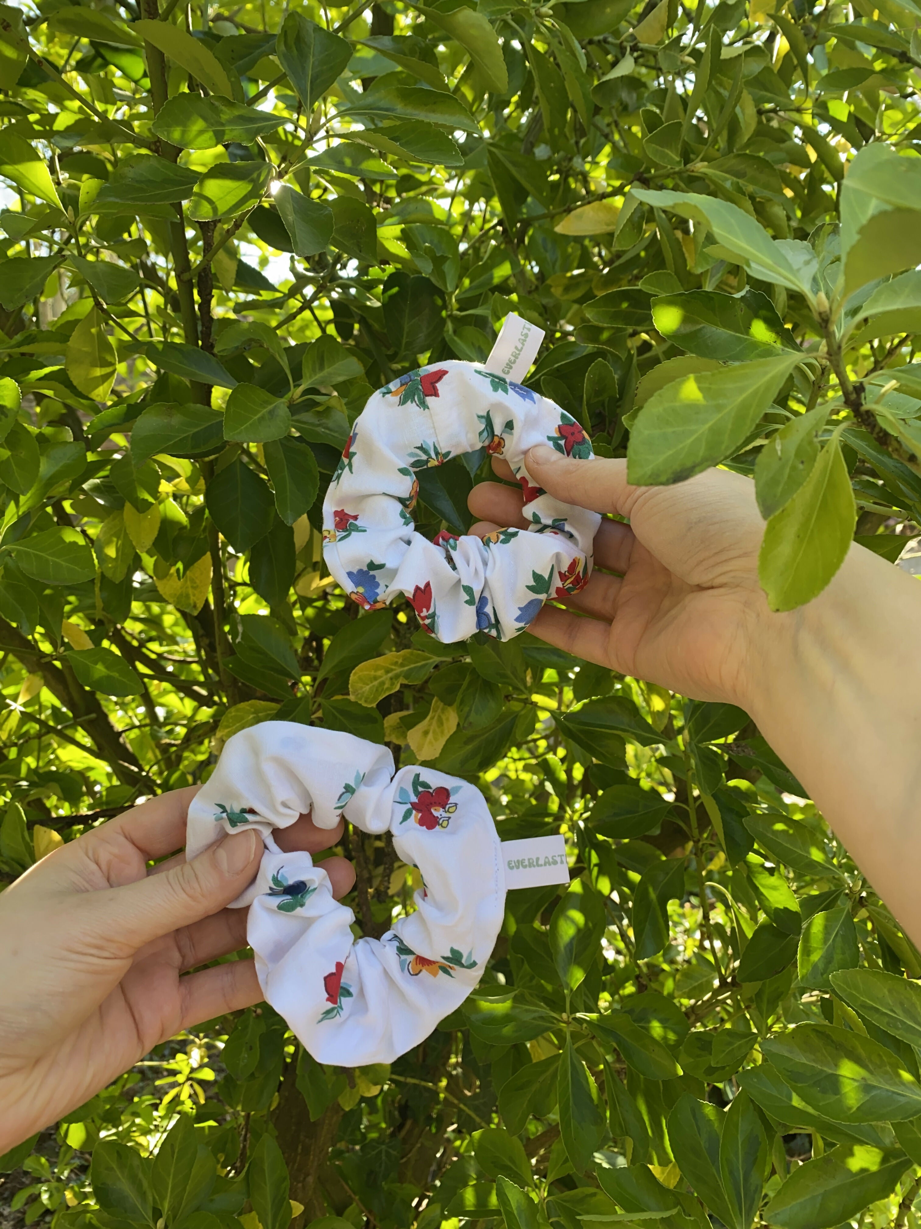 Upcycled Scrunchie - Passiflora