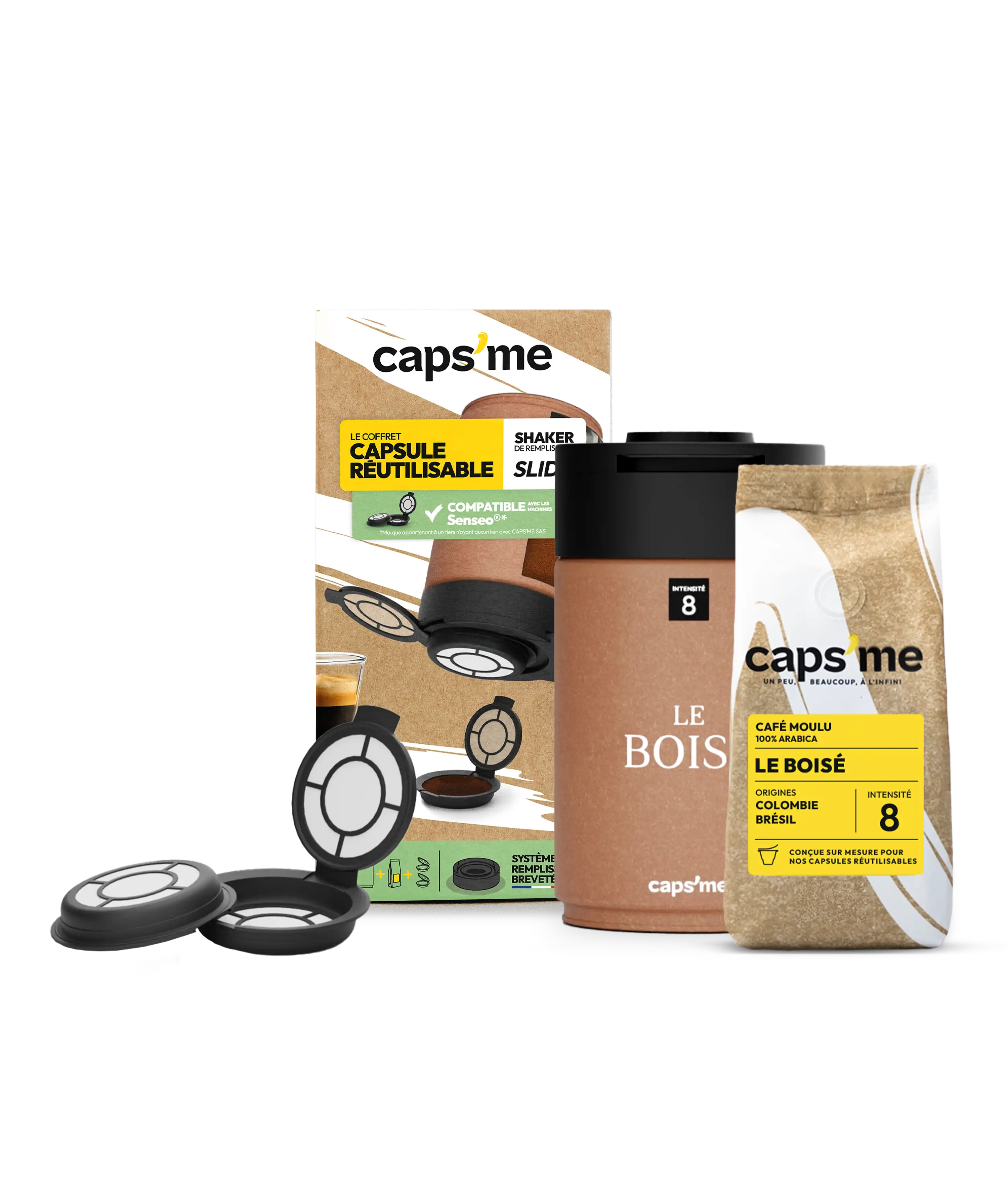 Coffret Caps'me Slide Max compatible Senseo®