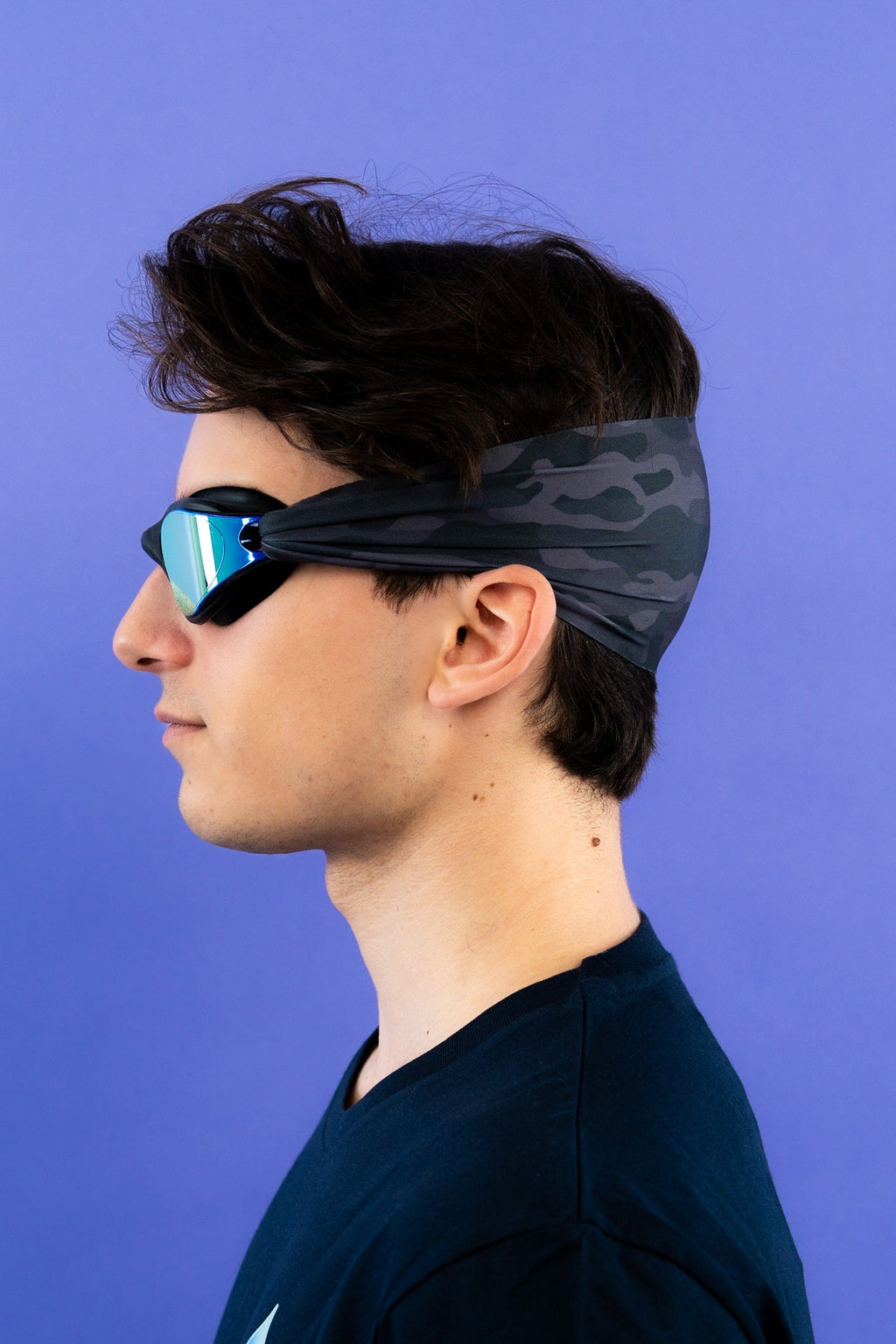 Black Camouflage - Adult Swimming Goggles