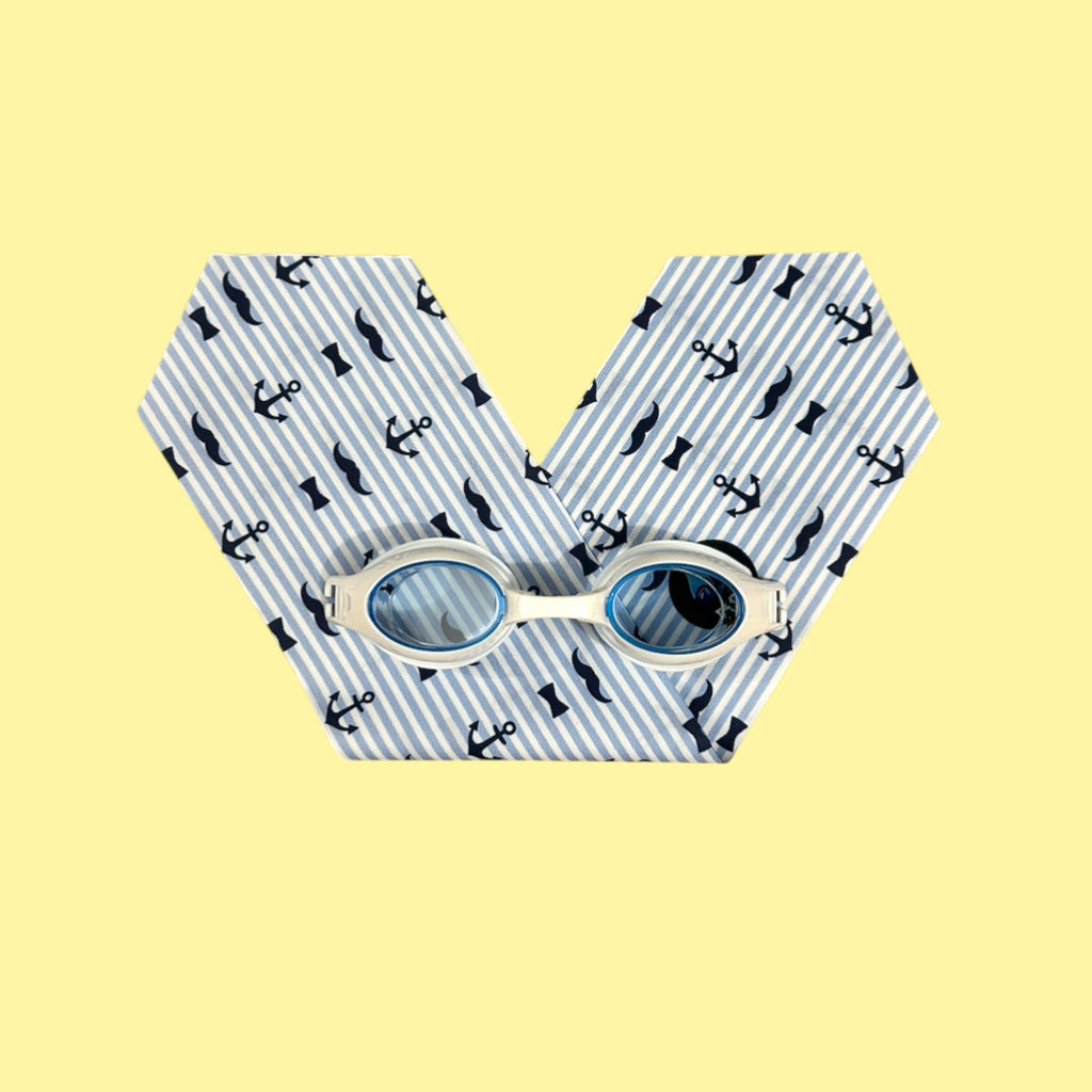 BabyPlops Mustache Anchors - Baby swimming goggles