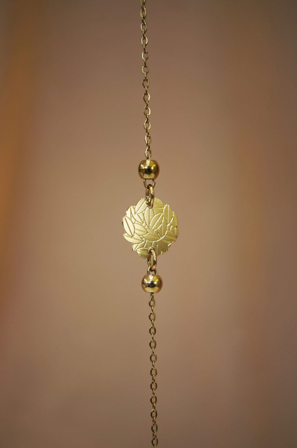 Bracelet cercle doré ~ Aloha ~