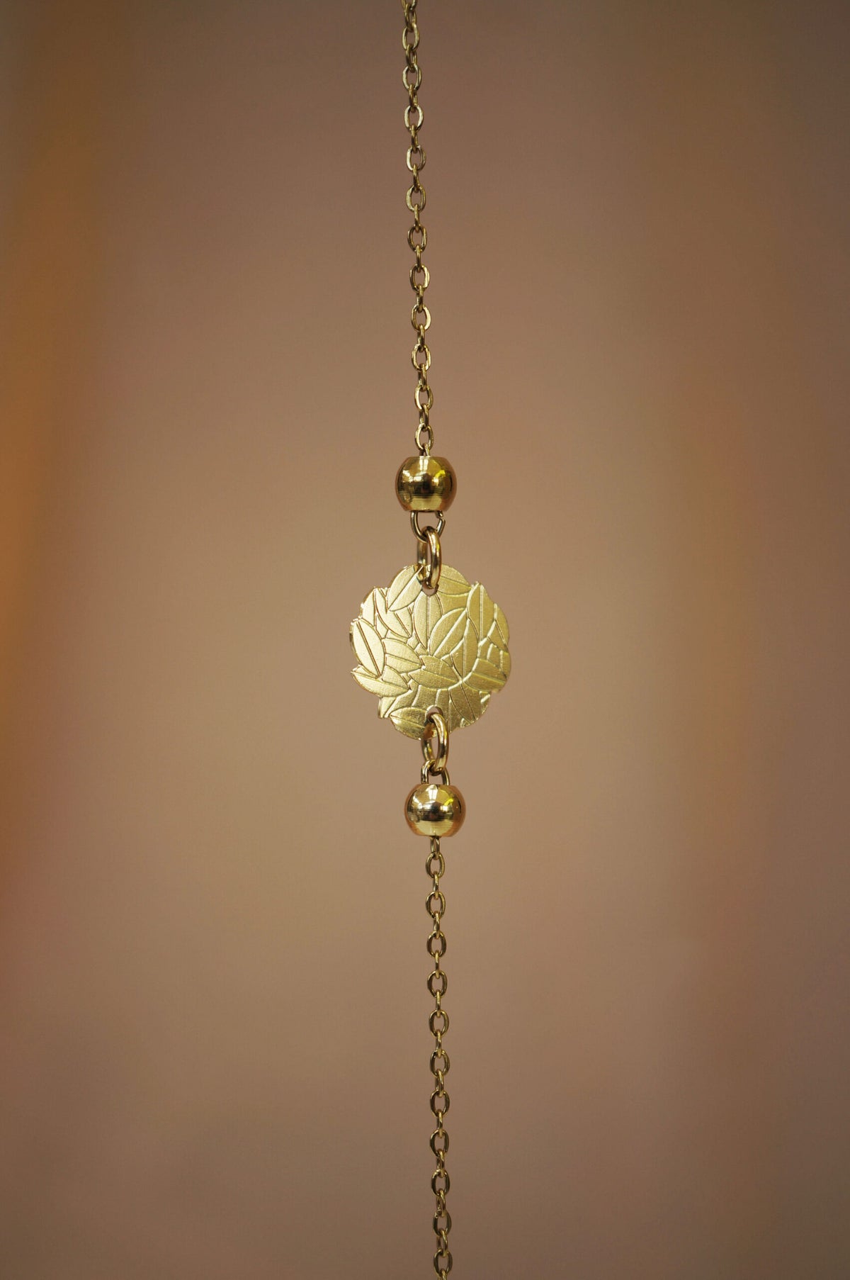 Bracelet cercle doré ~ Aloha ~