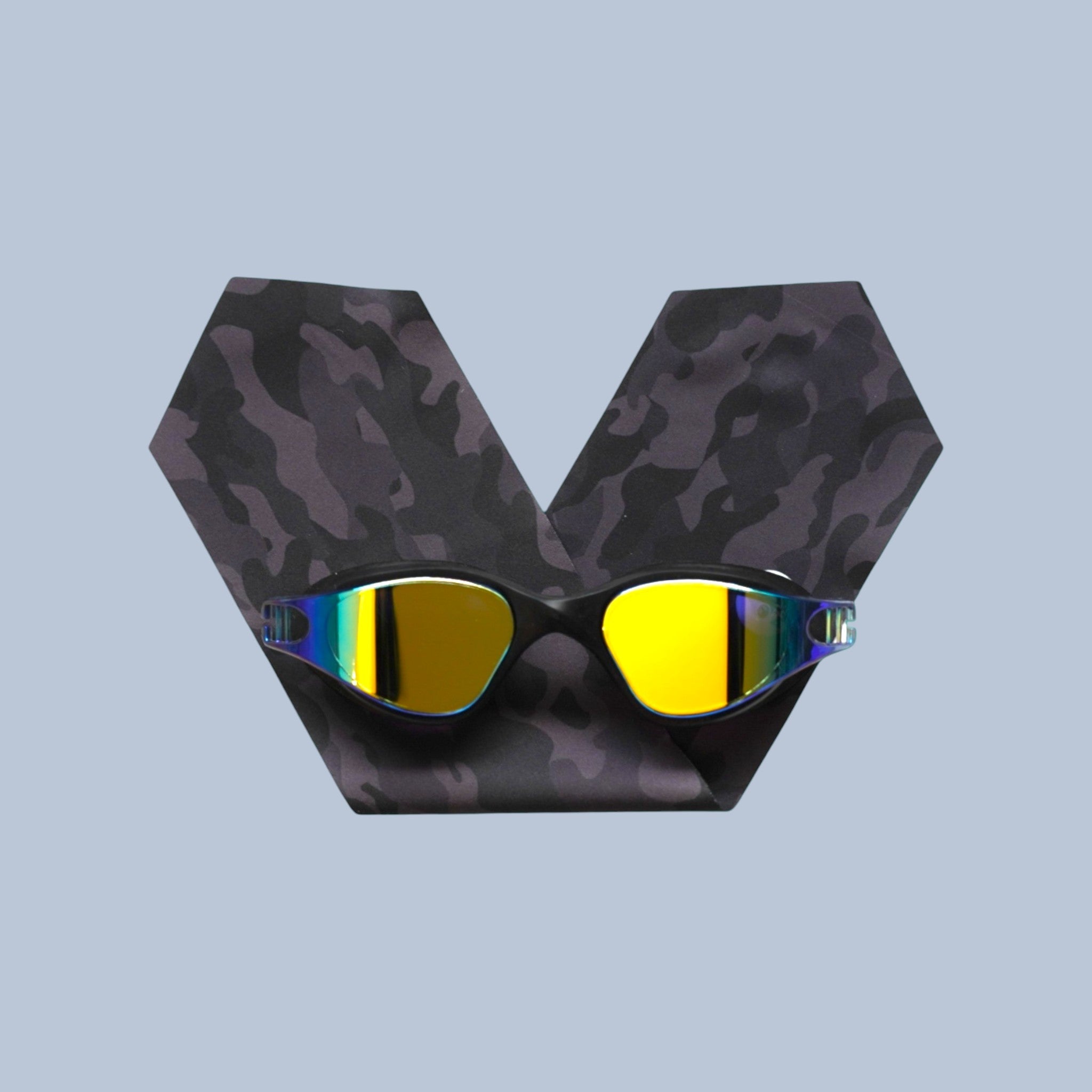 Black Camouflage - Adult Swimming Goggles