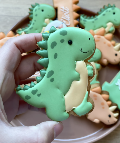 Dinosaure - Biscuit décoré