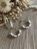 PEARL AND NATURAL MOTHER-OF-PEARL CREOLE EARRINGS