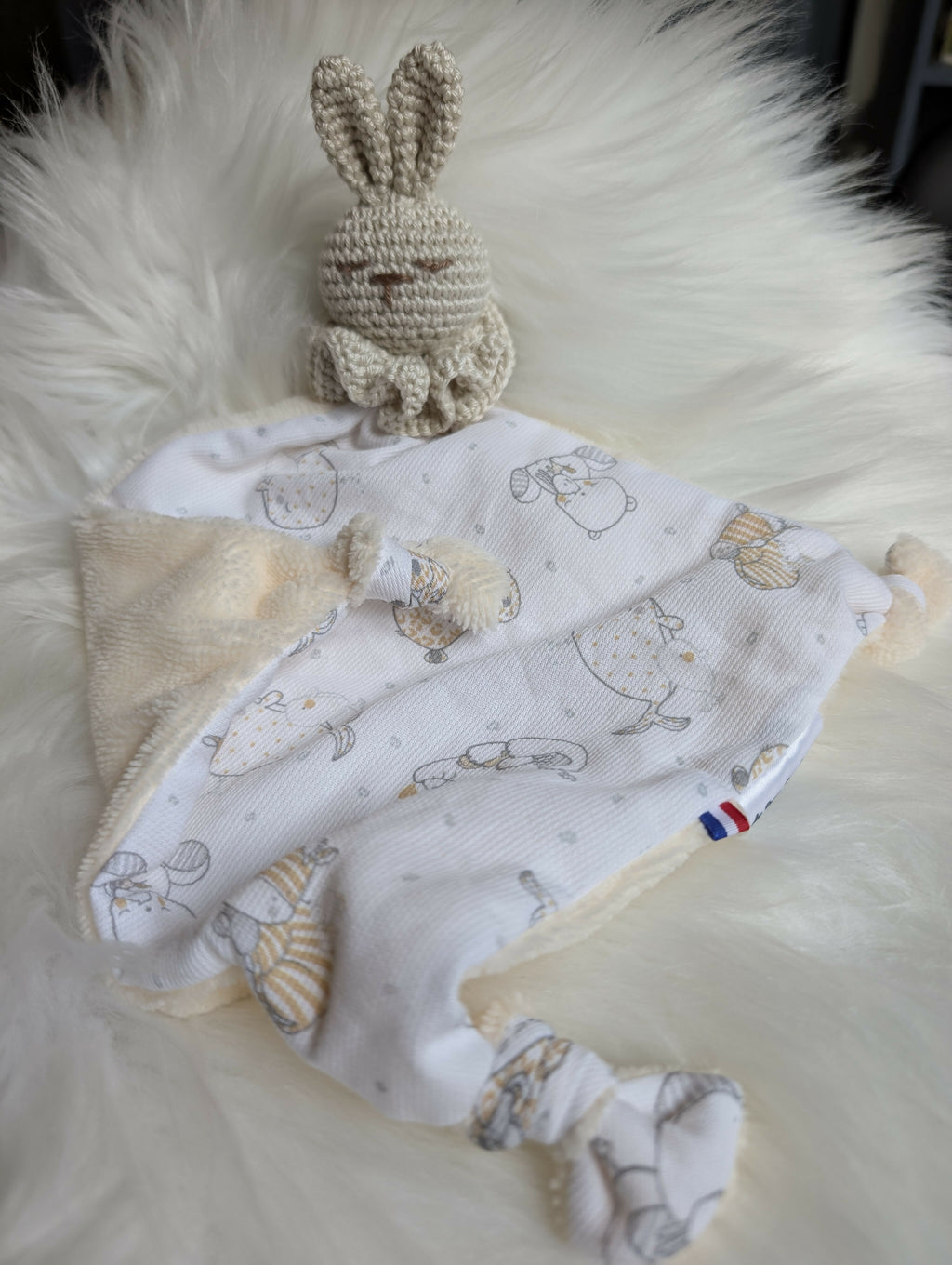 DOUDOU LAPIN BEIGE