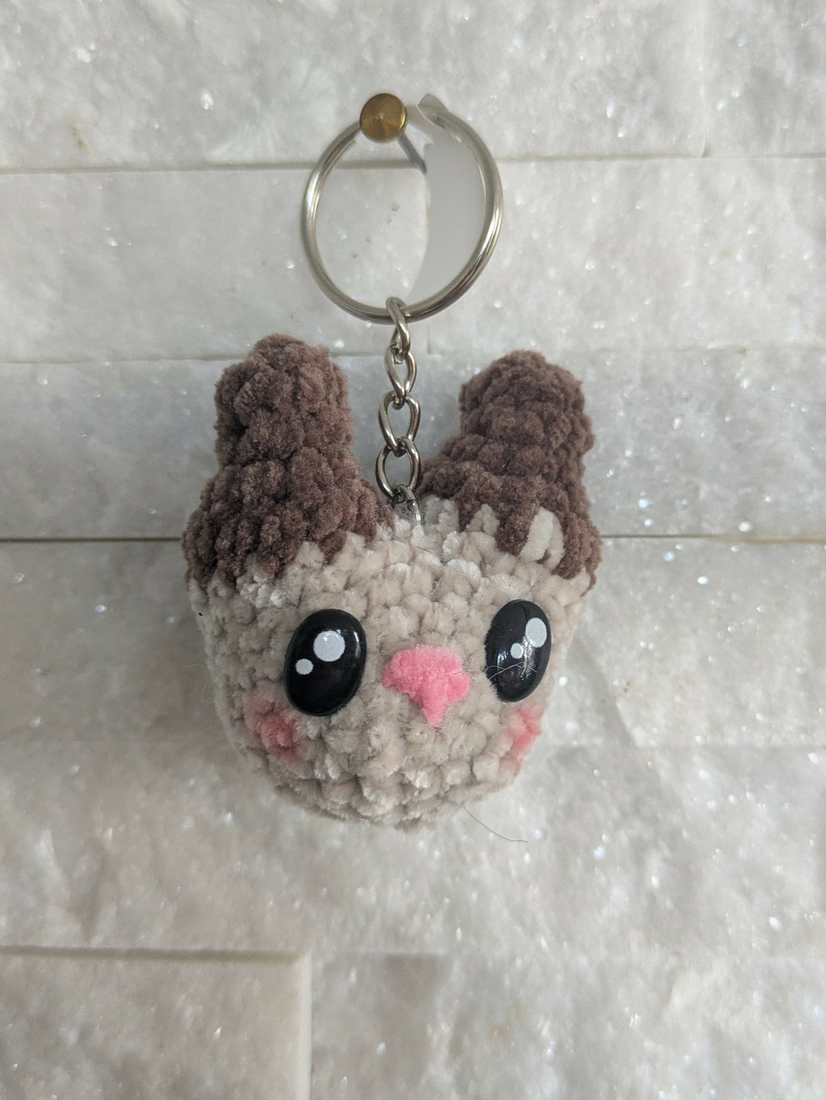porte clef tête chat