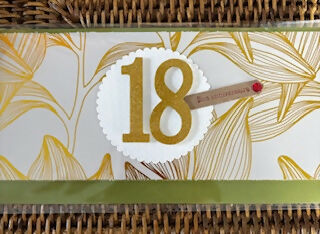 18th BIRTHDAY CARD ENVELOPE