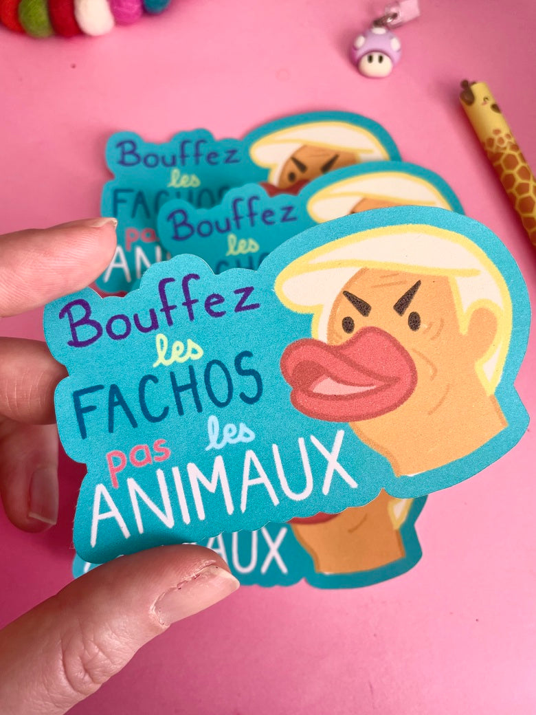 Sticker Eat the fascists