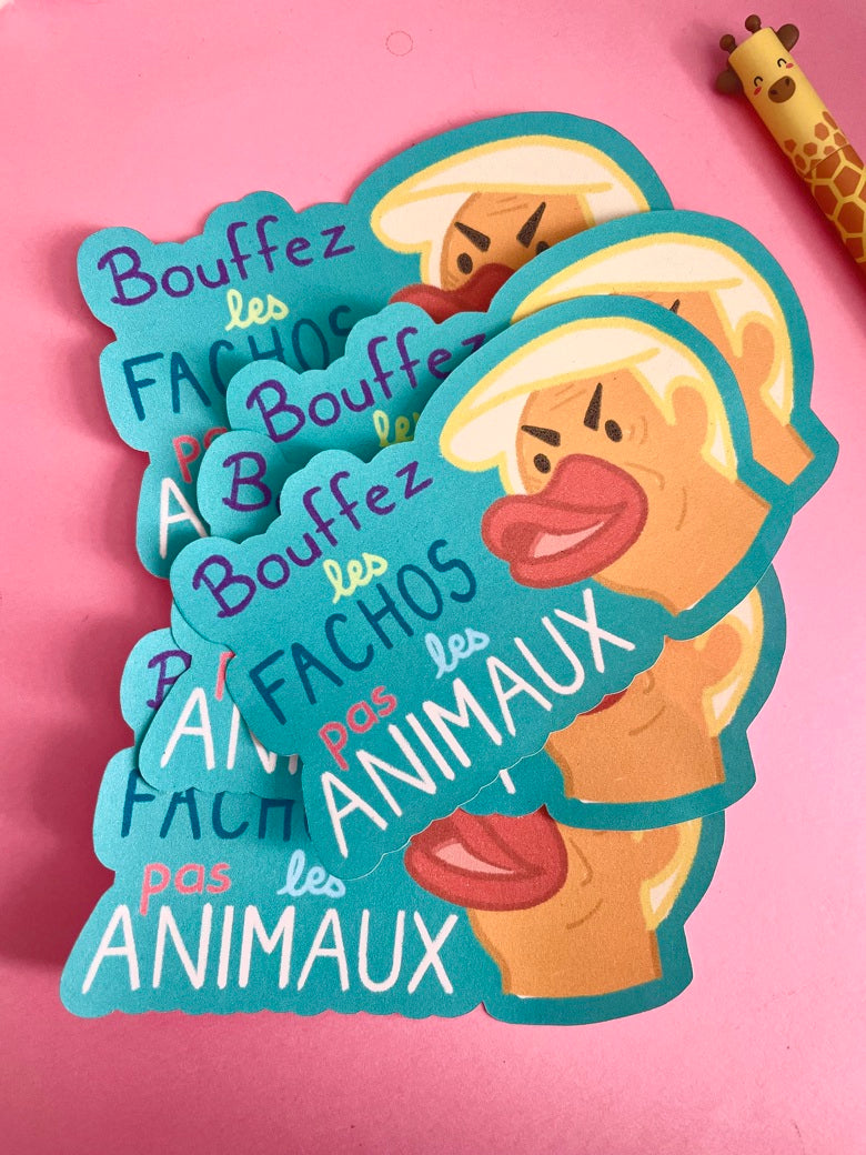 Sticker Eat the fascists