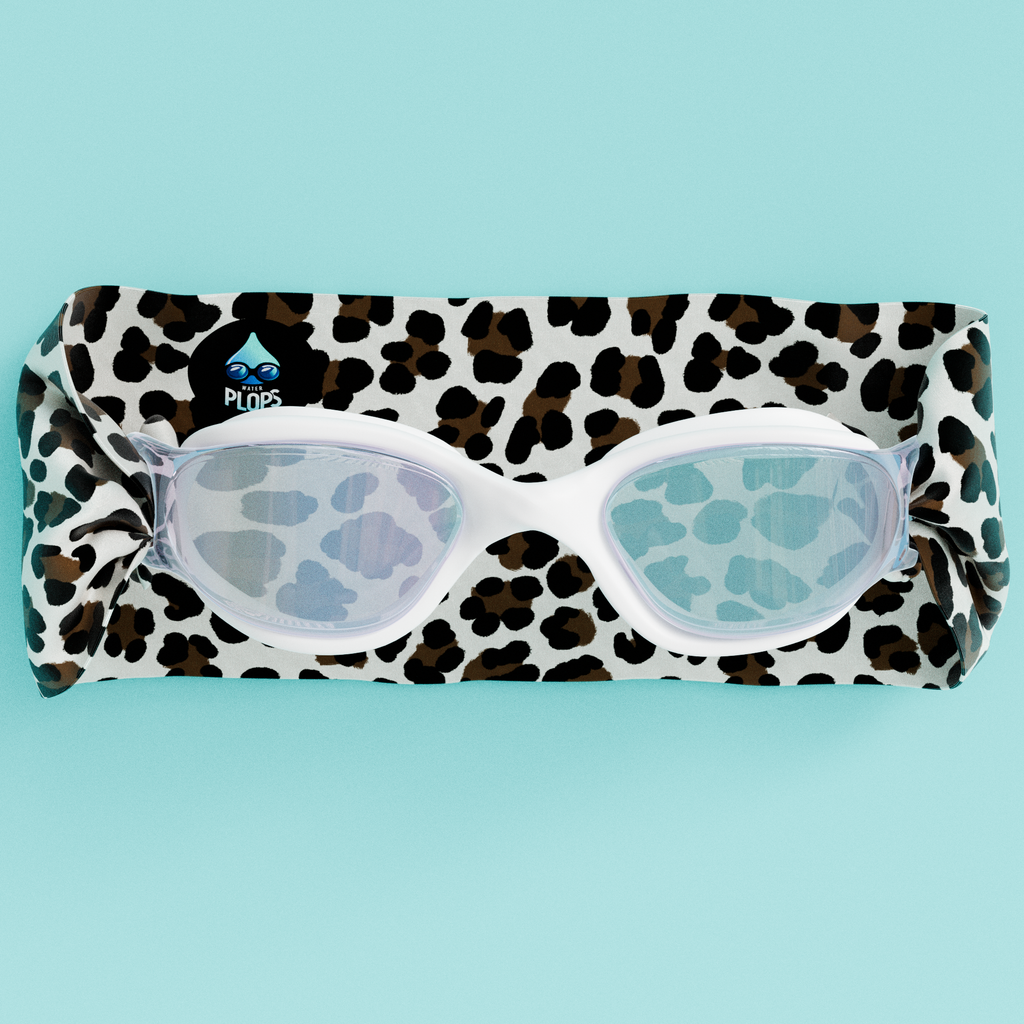 Léopard Marron et Noir - Lunettes de piscine Adulte