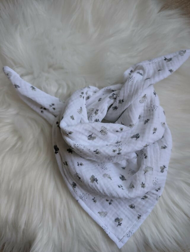 Foulard bébé enfant double gaze bateaux