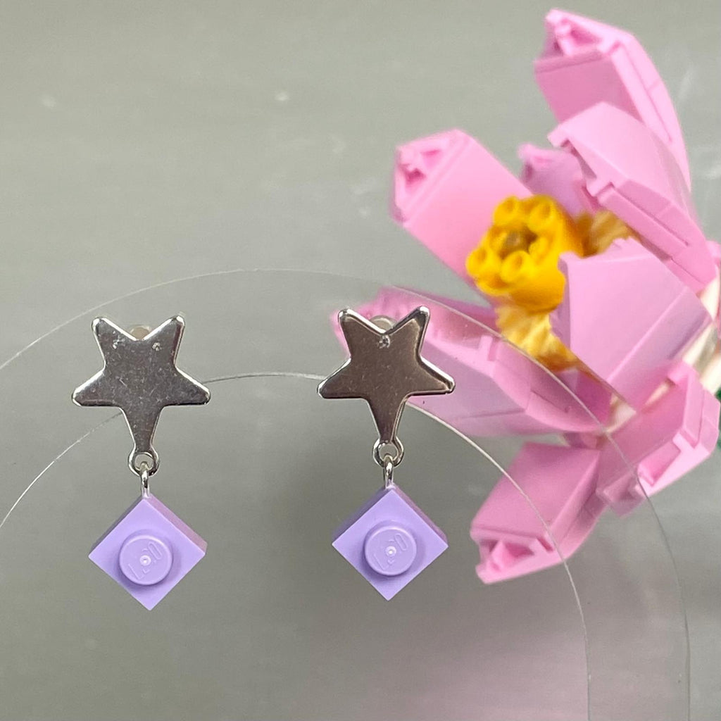 Mini Boucles d'oreilles étoiles argent - Les Chanteuses