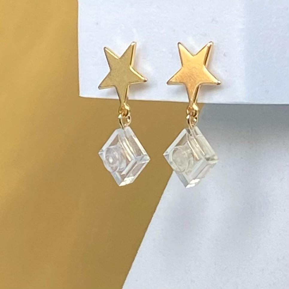 Mini Boucles d'oreilles étoiles dorées - Les Chanteuses