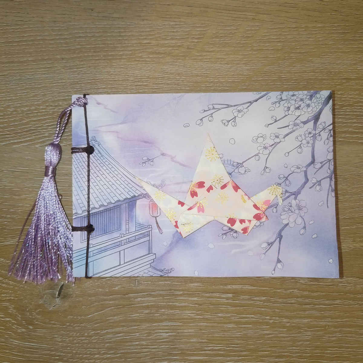 ORI031 Carnet non ligné vintage japonais origami