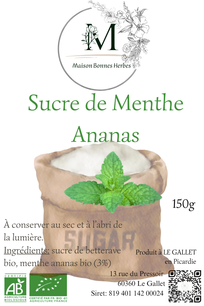 SUCRE DE MENTHE ANANAS