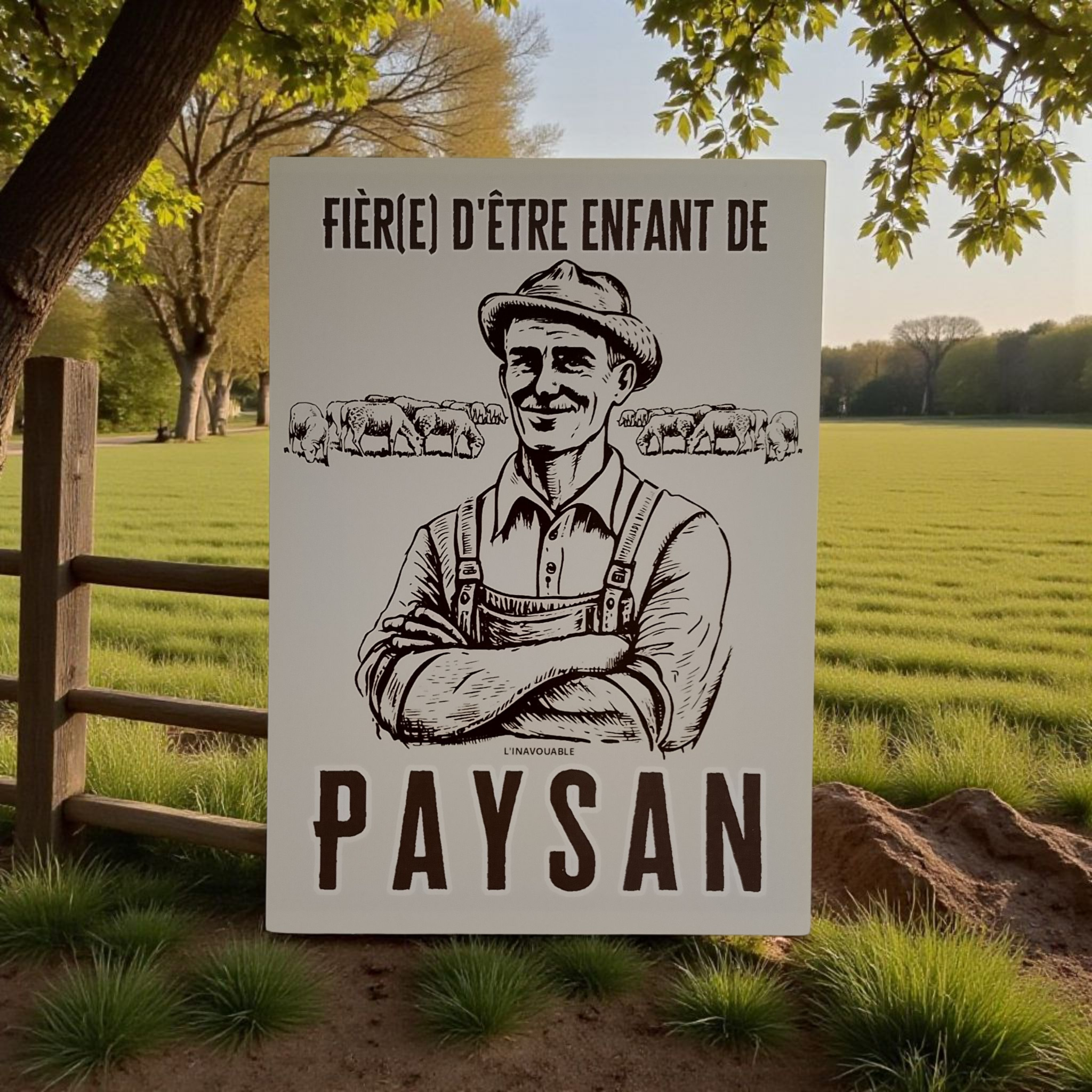 POSTCARD "PROUD TO BE A FARMER'S CHILD"
